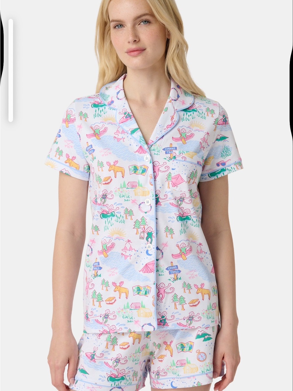 Roller Rabbit Camp Polo Pajama Set - Picture 2 of 2